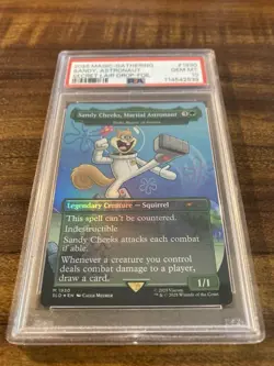 MTG✨SANDY CHEEKS, MARTIAL ASTRONAUT (Toski, Bearer of Secrets)🌈 FOIL✨SLD PSA 10 - Image 5