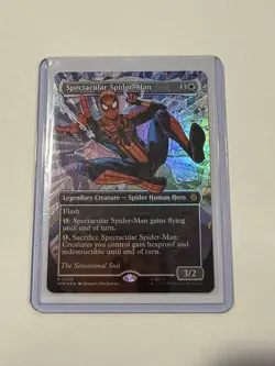 MtG SPECTACULAR SPIDER-MAN TEXTURED FOIL Magic the Gathering Pack Fresh 0239 - Image 2