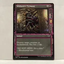 MTG Withering Torment Magic: The Gathering Duskmourn: House of Horror #0313 - Image 1