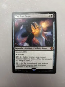 The Soul Stone Marvel's Spider-Man Regular MTG Mythic In Hand - Image 1