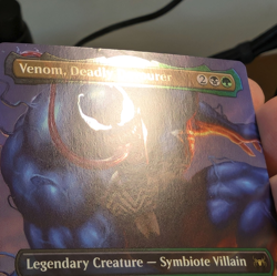 Venom, Deadly Devourer - Borderless FOIL - Spider-Man Eternal SPE 0022 MTG - Image 2