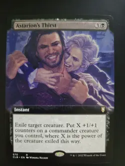 Astarion's Thirst NM EXTENDED ART Commander Legends: Baldur's Gate MTG FREE SHIP - Image 1