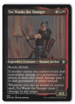 Tor Wauki the Younger (Foil Etched) #68 Commander: Dominaria United NM Foil - Image 1