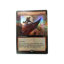 City on Fire (Extended Art) March of the Machine Foil - Image 1