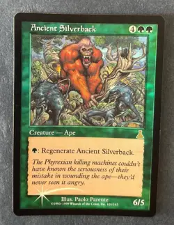 MTG FOIL URZA'S DESTINY ANCIENT SILVERBACK MAGIC THE GATHERING RARE CREATURE - Image 4