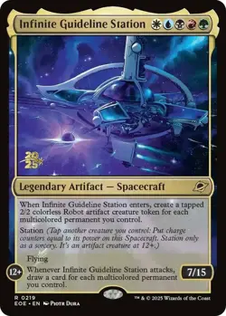 Near Mint x 1 Infinite Guideline Station - Foil - Prerelease Promo Edge of Etern - Image 1