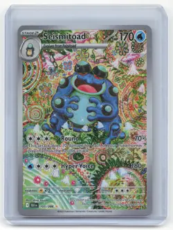 2025 Pokemon Seismitoad Black Bolt #105/86 Near Mint - Image 1