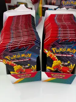 Pokemon TCG Destined Rivals Sleeved Booster Pack Factory Sealed x4 packs - Image 2