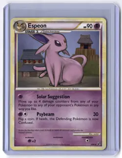Espeon - 2/90 (HGSS Undaunted) 002/090 Rare Normal NM Pokemon Deck Exclusives - Image 1