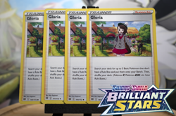 Gloria 141/172 x4 Brilliant Stars Pokemon TCG Playset NM Mint Fast Shipping - Image 1