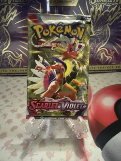 Pokemon Scarlet And Violet Base Set Sealed, Booster Pack, English - Image 1