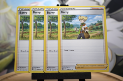 Barry 130/172 x4 Brilliant Stars Pokemon TCG Non Holo NM Mint Playset Fast Ship - Image 2