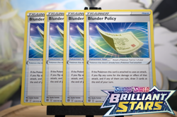 Blunder Policy 131/172 x4 Brilliant Stars Pokemon TCG Non Holo NM/M Fast Ship - Image 1