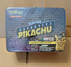 Pokemon Detective Pikachu Collectors Chest Lunch Box Tin Factory Sealed - Image 1