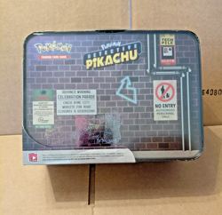 Pokemon Detective Pikachu Collectors Chest Lunch Box Tin Factory Sealed - Image 2