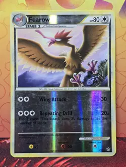 Fearow 15/95 Reverse Holo Rare Pokemon TCG HGSS Unleashed 2010 (MP) - Image 1