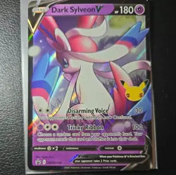 Dark Sylveon V SWSH134 Celebrations Promo Pokemon 25th Pokemon TCG blackstar pro - Image 5