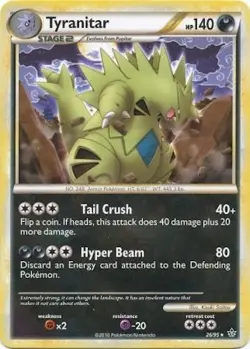Pokemon TCG - Tyranitar - 26/95 - Holo Rare - Theme Deck Exclusive [Light Play] - Image 1