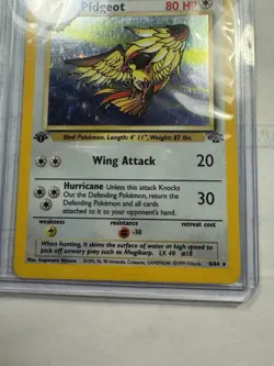 Pokemon TCG Pidgeot Jungle 8/64 Holo Unlimited Holo Rare 1st Edition - Image 4