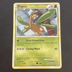 Tropius 22/90 HGSS: Undaunted Regular Rare Pokemon TCG 2010 - Image 1