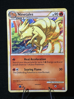 Pokemon TCG Ninetales 20/95 HS Unleashed Regular Rare LP 2010 - Image 1