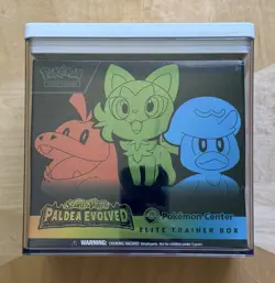 Pokemon Center Exclusive Paldea Evolved ETB Elite Trainer Box - Sealed With Case - Image 1