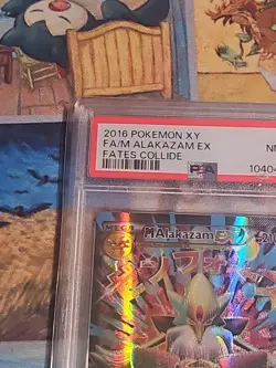 Pokemon TCG M Alakazam EX Full Art 118/124 Fates Collide - PSA 8 NM-MT - Image 3