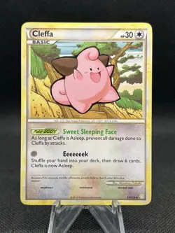 Pokemon TCG HeartGold SoulSilver Cleffa Non Holo Rare 17/123 VLP - Image 1