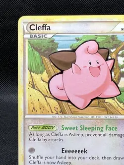 Pokemon TCG HeartGold SoulSilver Cleffa Non Holo Rare 17/123 VLP - Image 2