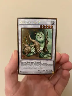 Yu-Gi-Oh Naturia Beast PGL2-EN086 Gold Rare Near Mint 1st Edition Card - Image 1