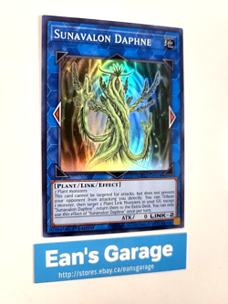 YuGiOh Sunavalon Daphne 1st Ed MP22-EN114 Tin of the Pharaoh's Gods Super Rare - Image 2
