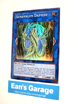 YuGiOh Sunavalon Daphne 1st Ed MP22-EN114 Tin of the Pharaoh's Gods Super Rare - Image 3