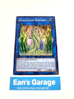 YuGiOh Sunavalon Daphne 1st Ed MP22-EN114 Tin of the Pharaoh's Gods Super Rare - Image 5