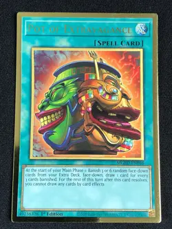 YUGIOH POT OF EXTRAVAGANCE MGED-EN046 1ST GOLD NM - Image 1