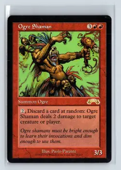 OGRE SHAMAN - MTG Magic the Gathering Card - Exodus - Rare - Image 1