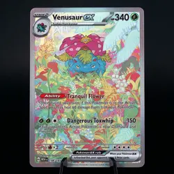[ART CARD] Venusaur ex 198/165 CUSTOM-High Quality Texture *READ DESCRIPTION* - Image 1