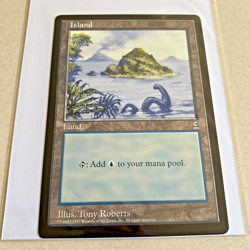 MTG Magic The Gathering - Island - Oversized Land 6x9 Arena League Promo Card - Image 1