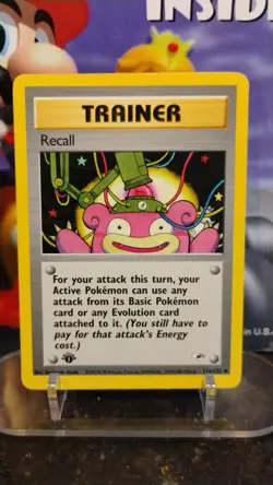 RECALL Gym Heroes POKEMON Non-Holo 1st Edition TRAINER 2000 Trading Card 116/132 - Image 1