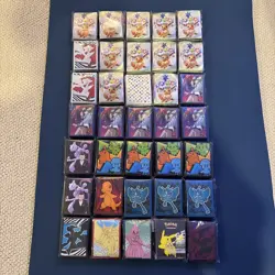 Pokemon Mixed Lot Of Card Sleeves Feat Prismatic Evolutions - Image 1