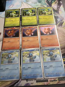 Pokemon 151 Promo Card Lot Cosmo Holo 9 Cards - Image 1