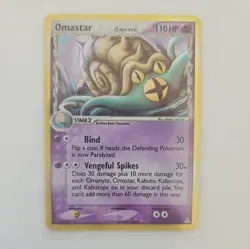 Omastar (Delta Species) - EX Holon Phantoms - 13/110 - Holo Rare Pokemon Card-LP - Image 1