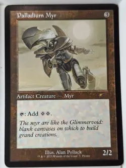 Palladium Myr - WPN & Gateway Promo - Magic the Gathering MTG Nice! - Image 1