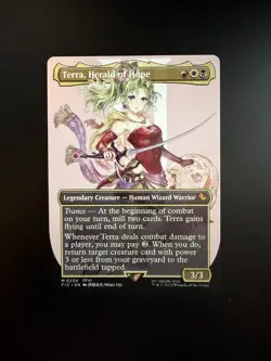 MTG Final Fantasy English Terra, Herald of Hope Borderless 0204 Non-Foil - Image 1