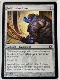 Infiltration Lens - Scars of Mirrodin - Magic the Gathering MTG Nice! - Image 1