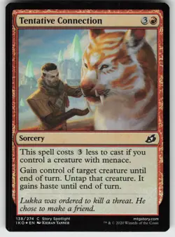 Tentative Connection Foil C Ikoria: Lair of Behemoths 138 MTG - Image 1