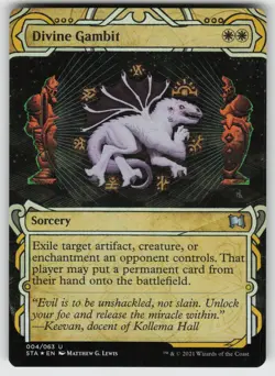Divine Gambit Foil U Strixhaven: Mystical Archives 4 MTG - Image 1