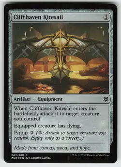Cliffhaven Kitesail Foil C Zendikar Rising 243 MTG - Image 1