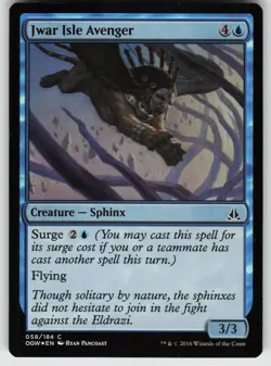 Jwar Isle Avenger Foil C Oath of the Gatewatch 58 MTG - Image 1