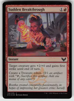 Sudden Breakthrough Foil C Strixhaven: School of Mages 116 MTG - Image 1