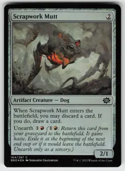Scrapwork Mutt Foil C The Brothers' War 164 MTG - Image 1